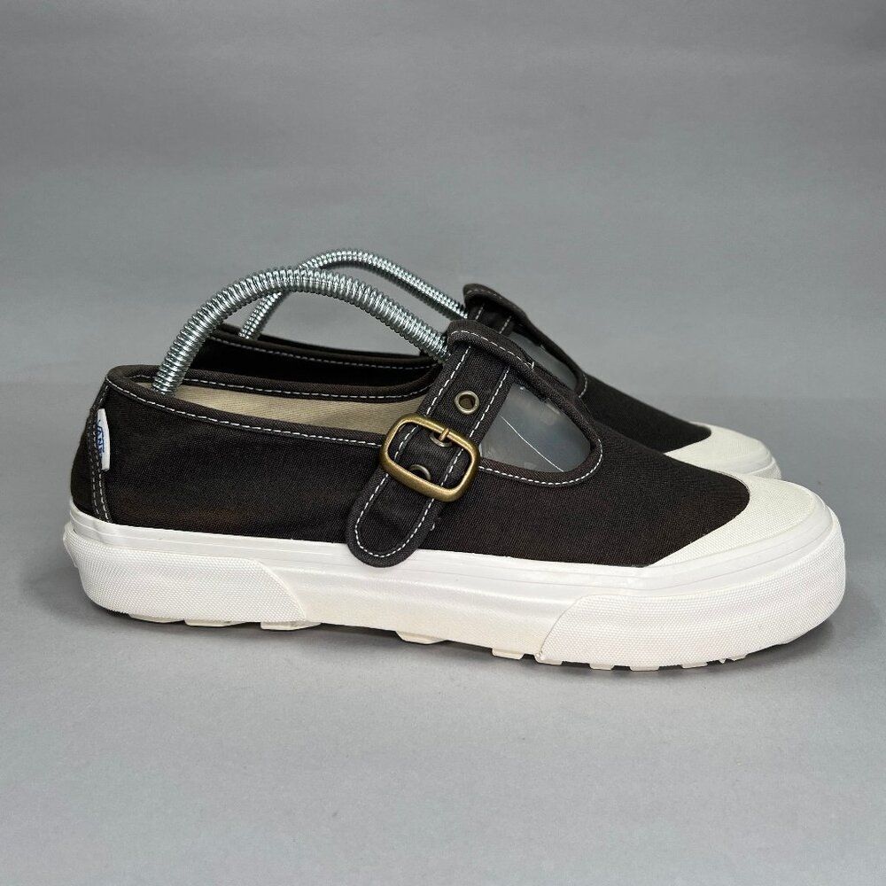 Vans Shoes Women's Size 10 Gray Canvas Slip On Platform Athletic Casual Sneakers